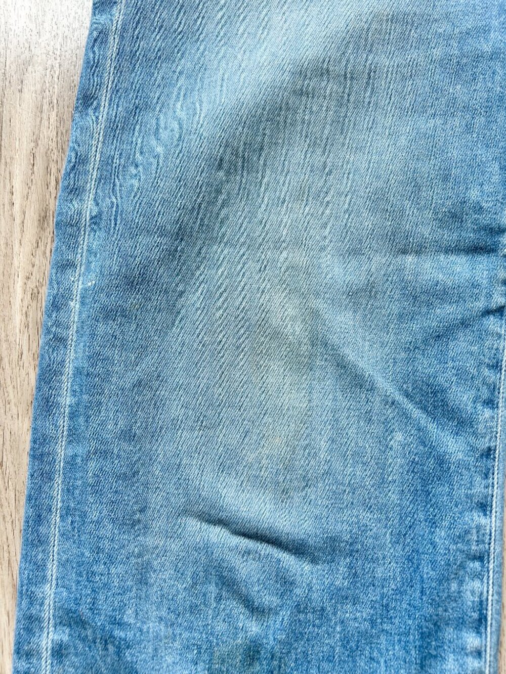 Paige Anessa High Rise Wide Leg Jean Light Wash in Sunnie Distressed Size 28 - Picture 5 of 14